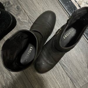 Brown REPORT ankle boots, size 9.5